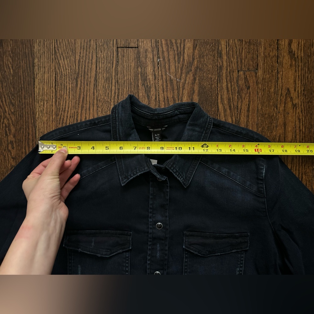 Guess Distressed Button-Down - Picture 13 of 17